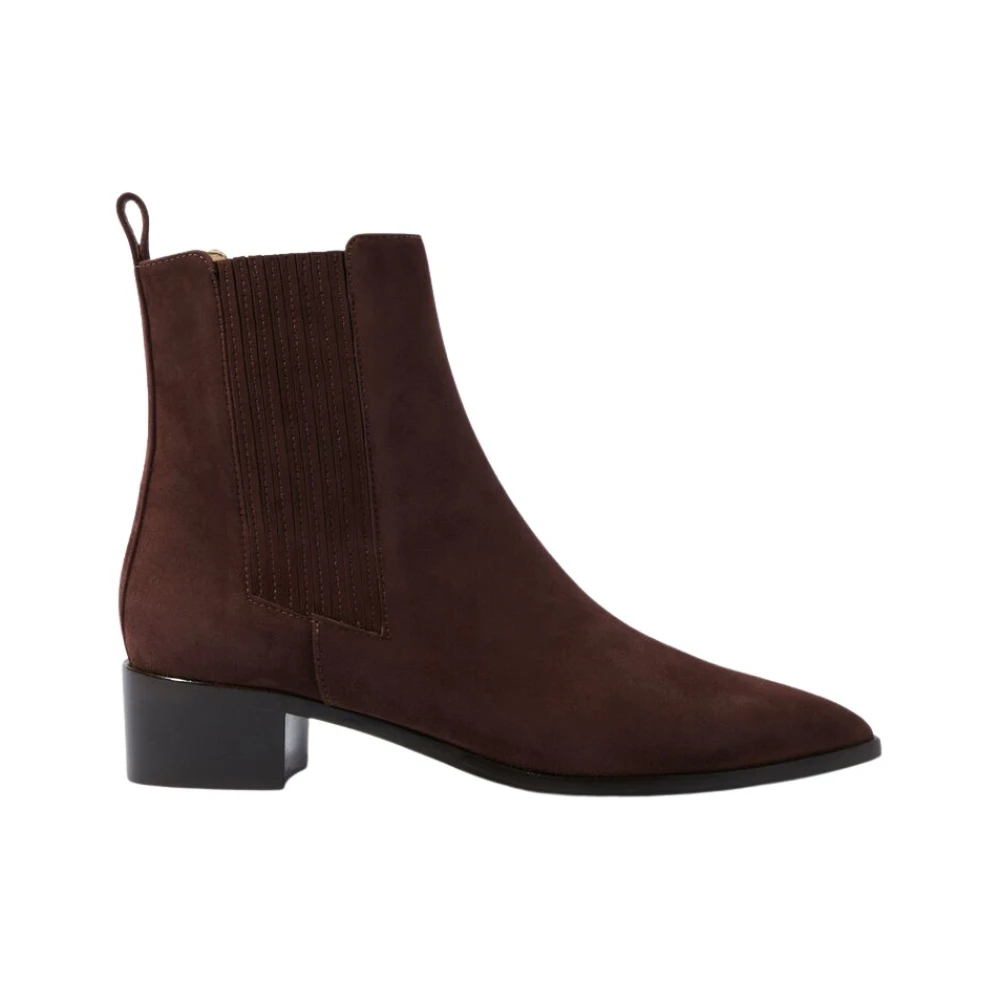 Scarosso Women's Brown Olivia Scamosciata Heeled Chelsea Boots - Chelsea Boots - 5 Uk - Shoes