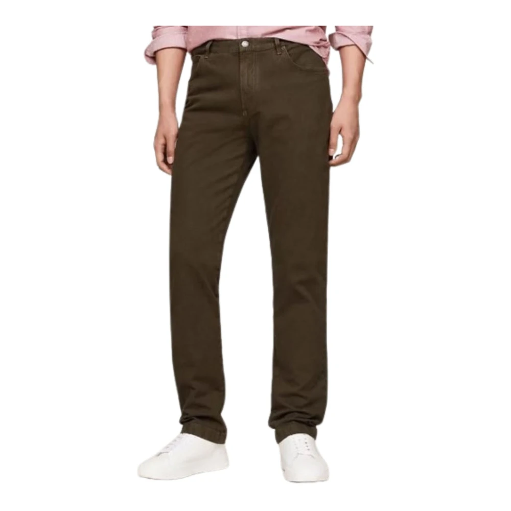 Tommy Hilfiger Heren Chino Broek Denton 5Pkt Green Heren