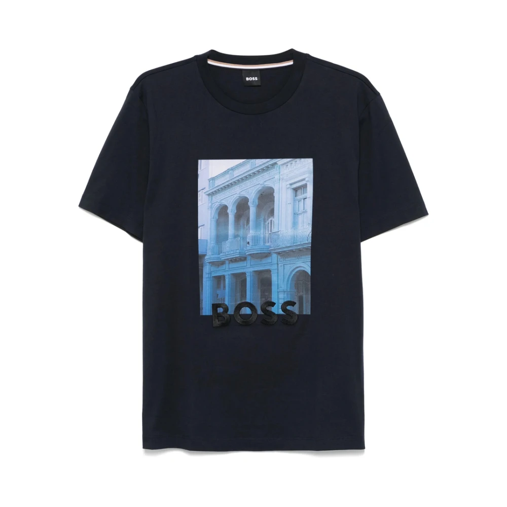 Hugo - Tops > T-Shirts - Blue - Hugo - Modalova