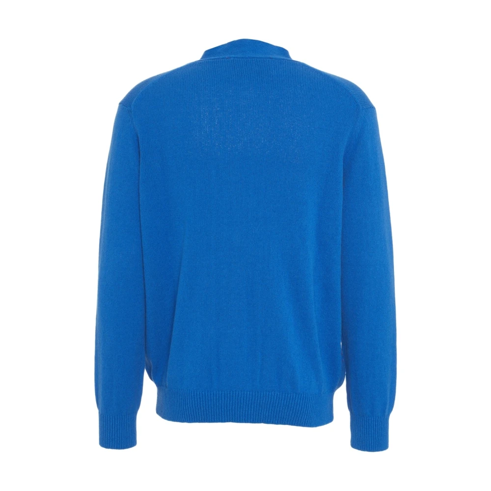 Amaránto Blauwe Gebreide Vest Blue Heren