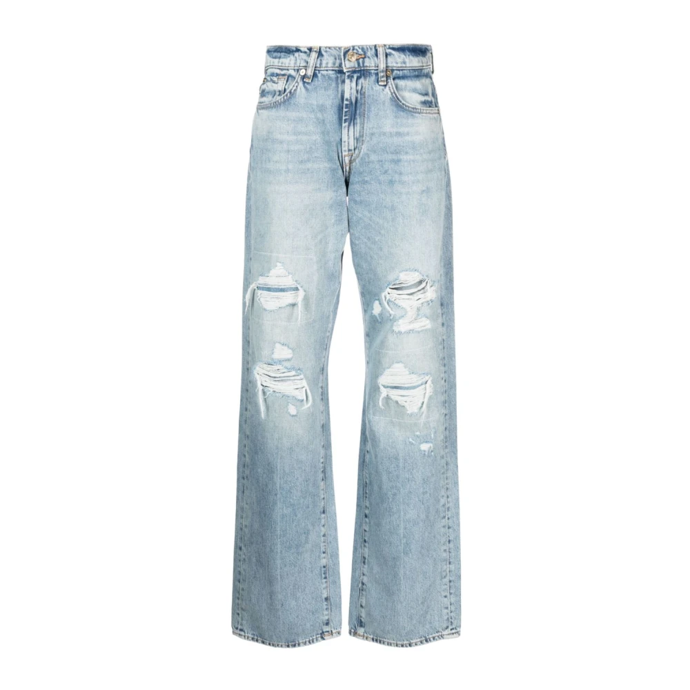 7 For All Mankind Wide Jeans Blue, Dam