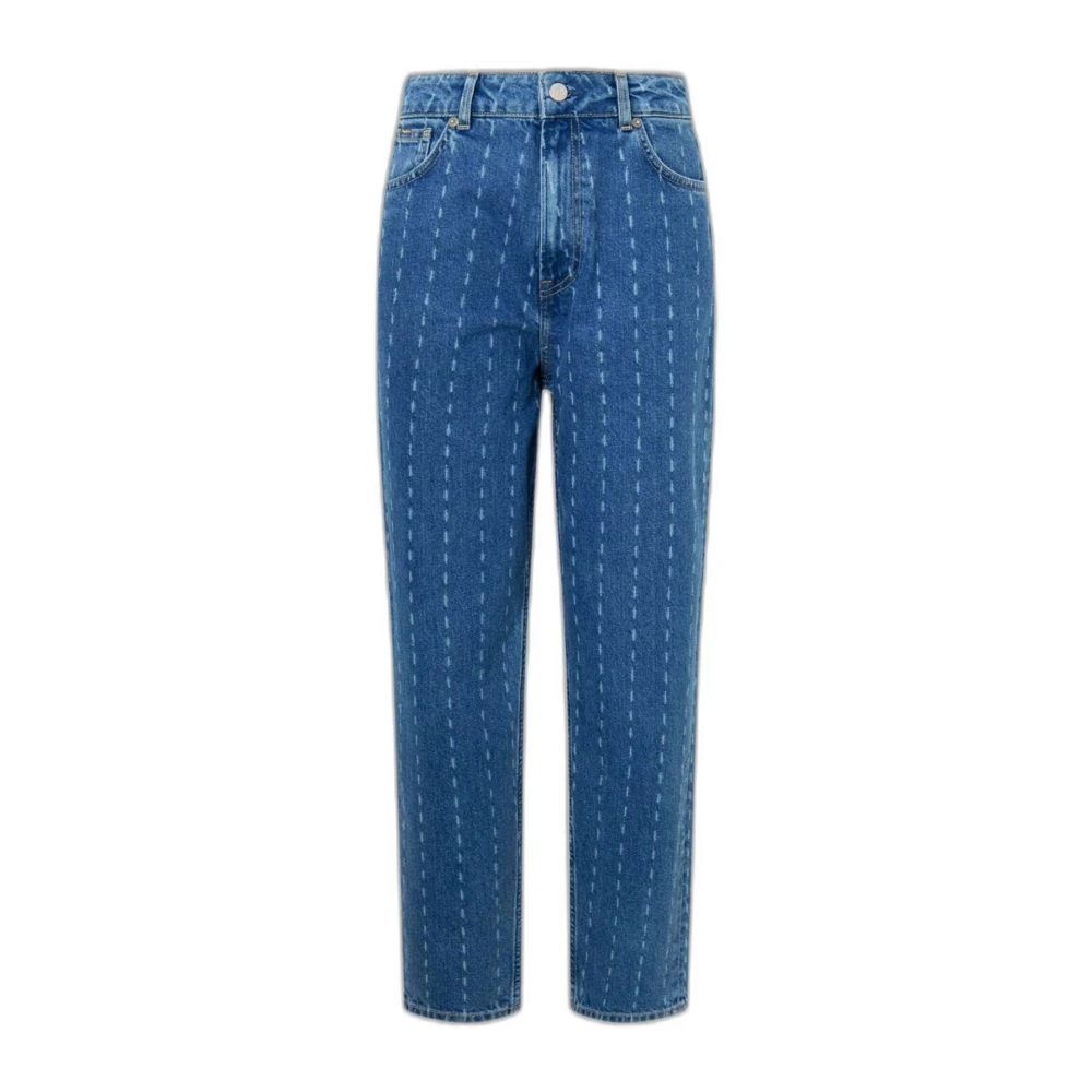 Pepe Jeans Medium Denim Wortel Fit Jeans Blue Dames