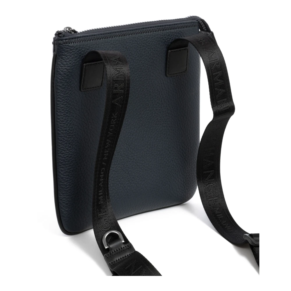 Armani Exchange Stijlvolle Crossbody Tas met Verstelbare Band Blue Heren