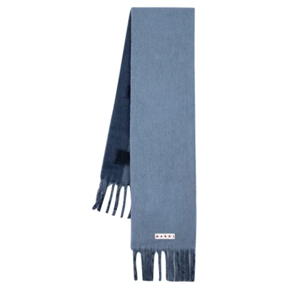 Marni Wool scarves Blue Dames