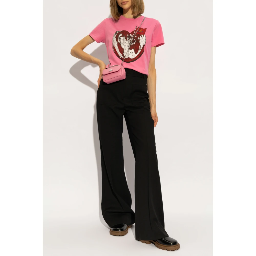 Vivienne Westwood Bedrukt T-shirt Pink Dames