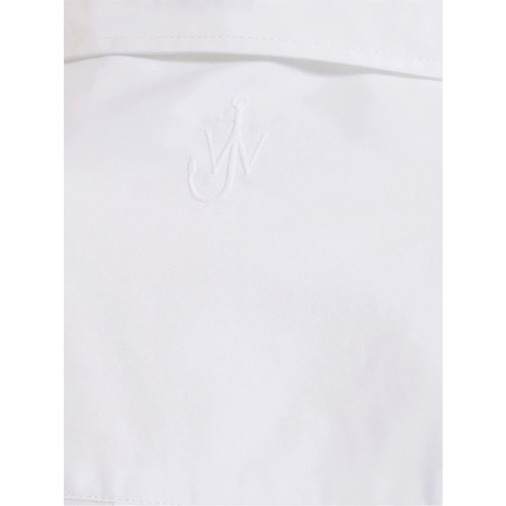 JW Anderson Witte Katoenen Overhemd met Strikken White Dames