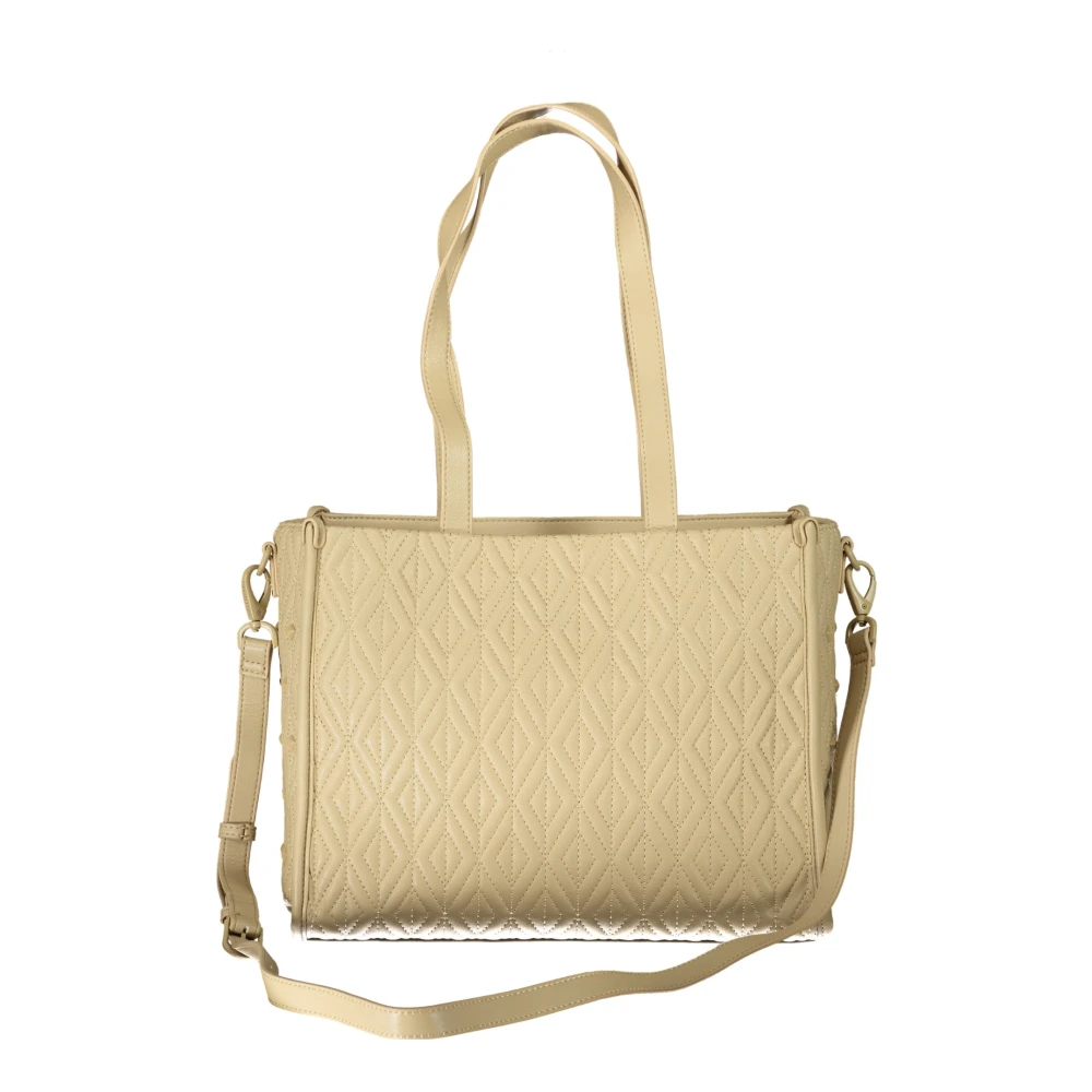 Valentino by Mario Valentino Beige Schoudertas met Afneembare Band Beige Dames