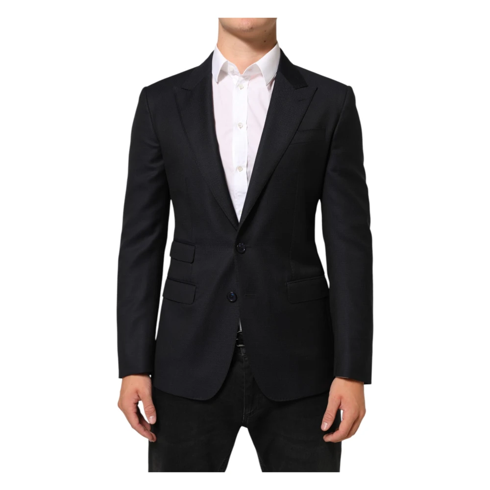 Dolce & Gabbana Hombre Negro - Napoli Blazer De 2 Botones - Suits - S