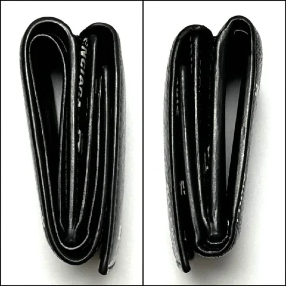 Balenciaga Vintage Pre-owned Leather wallets Black Dames