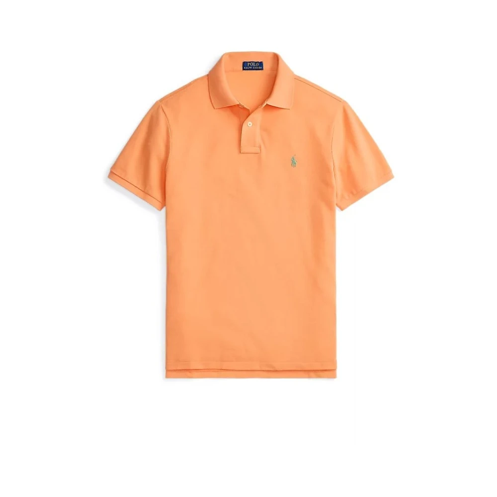 Polo Ralph Lauren Men's Orange Polo Shirts, L, Majica