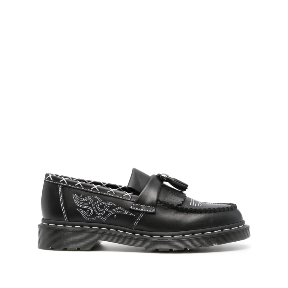 Dr. Martens Svarta läder slip-on loafers Black, Dam