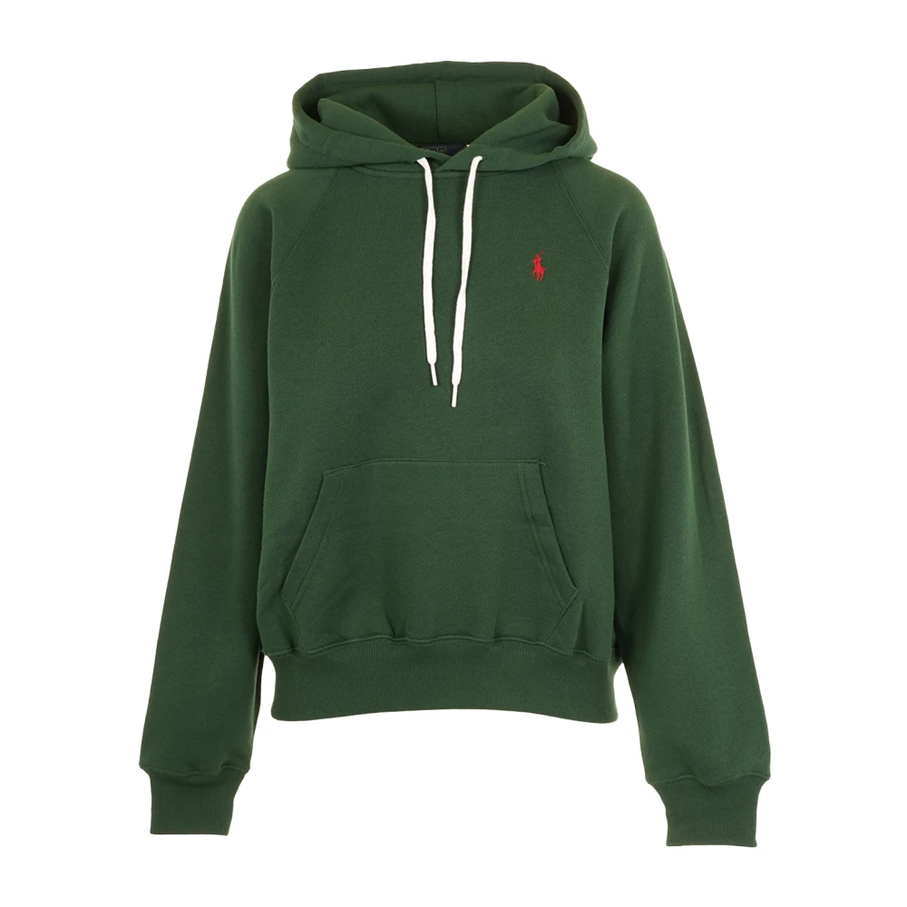 Polo Ralph Lauren Grön Stickad Hoodie Sweatshirt