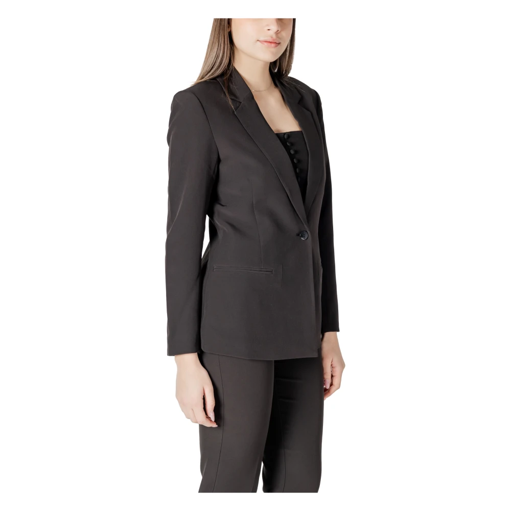 Ichi Damesjassen Collectie Polyester Elastaan Black Dames