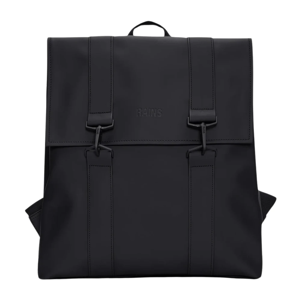 Zaini Rains Msn Bag Uomo Nero Unica - Immagine 5