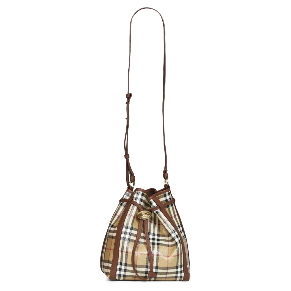 Burberry Piccola Borsa A Secchiello Con Coulisse - Immagine 4