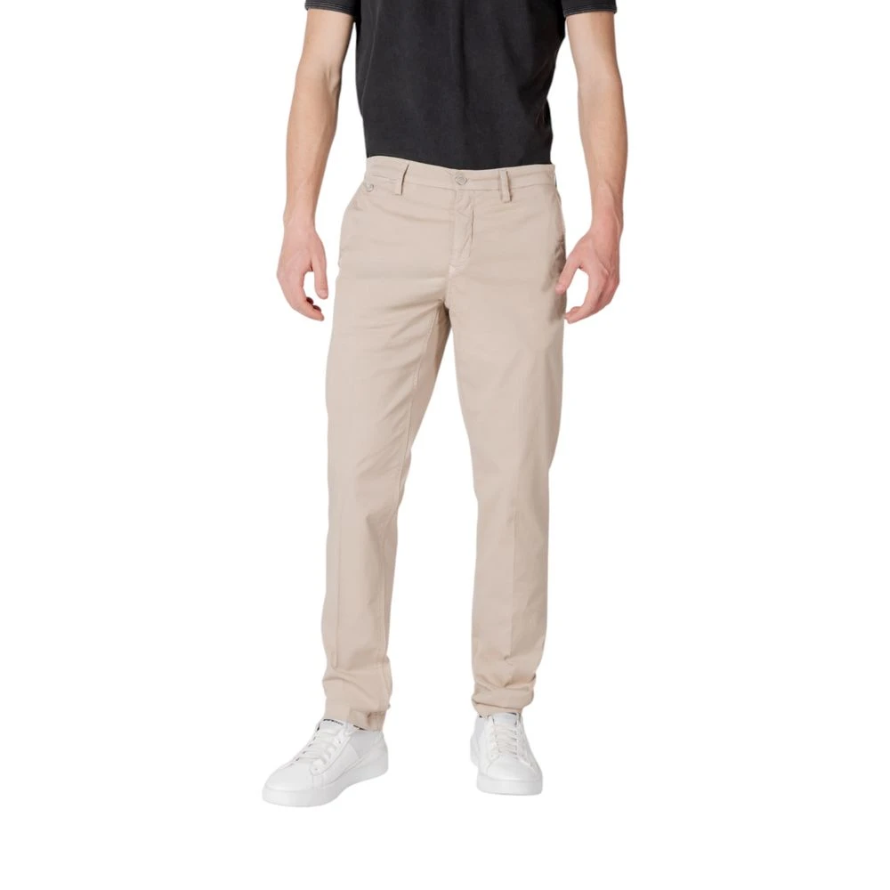 Replay Men's Beige Regular Comfort Trousers - Chinos - W36 L32- Trousers
