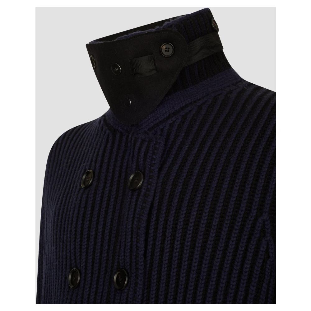 add Vest IN Dubbelzijdige RIB Blue Heren