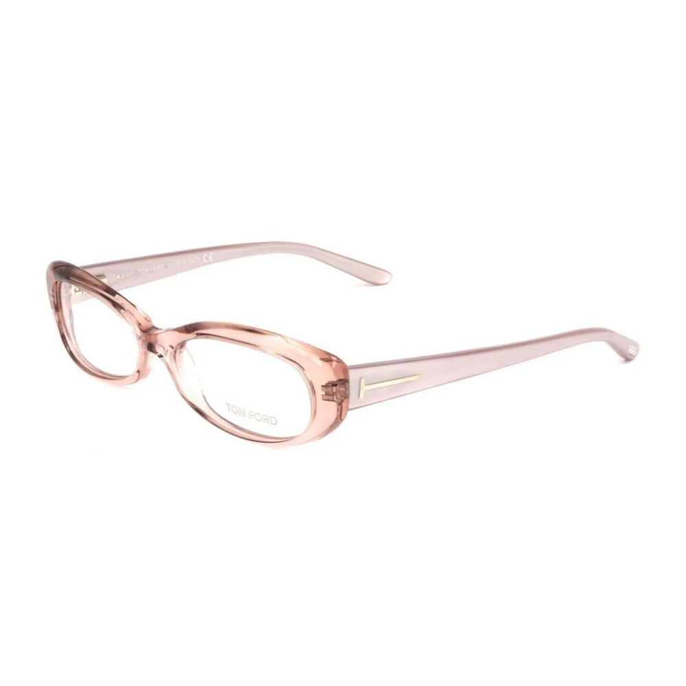 Tom Ford Grijze Acetaat Frame Brilmontuur met Wijzerplaat Brown Dames