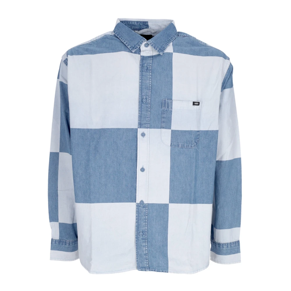 Vans Vintage Indigo Långärmad Denim Skjorta Blue, Herr