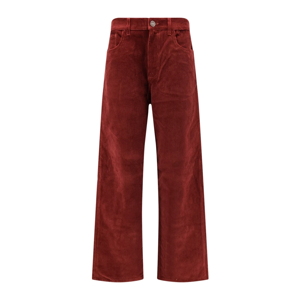 Róhe Wide Trousers - Female - Wide Trousers - Red - S - Trousers