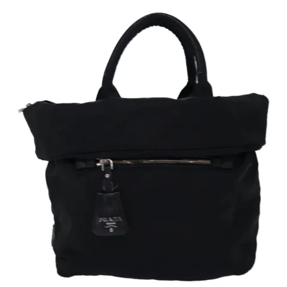 Prada Vintage Pre-owned Fabric prada-bags Black Dames