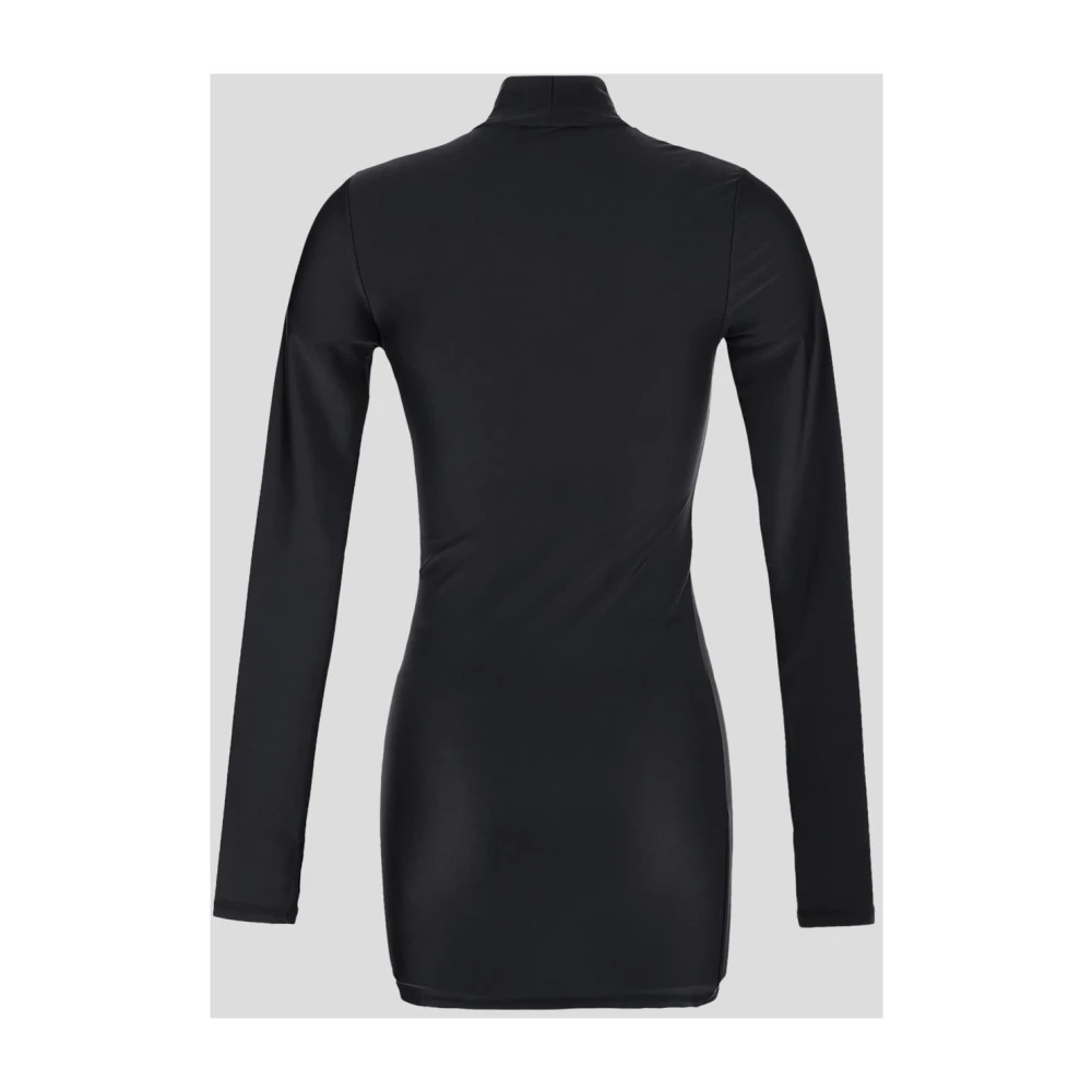 Coperni Stijlvolle High Neck Mini Jurk Black Dames