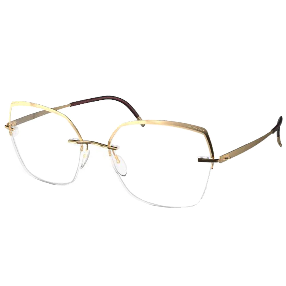 Silhouette Women's Yellow Glasses, 55 Mm, Eyewear Frames