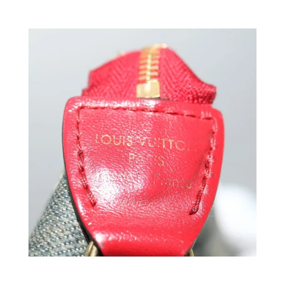 Louis Vuitton Vintage Pre-owned Denim louis-vuitton-bags Blue Dames