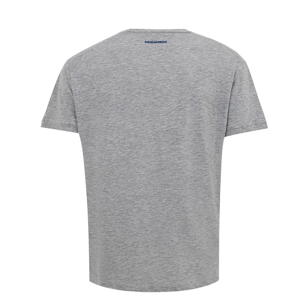 Dsquared2 Katoenen T-shirt met Get the f**k.. Print Gray Heren