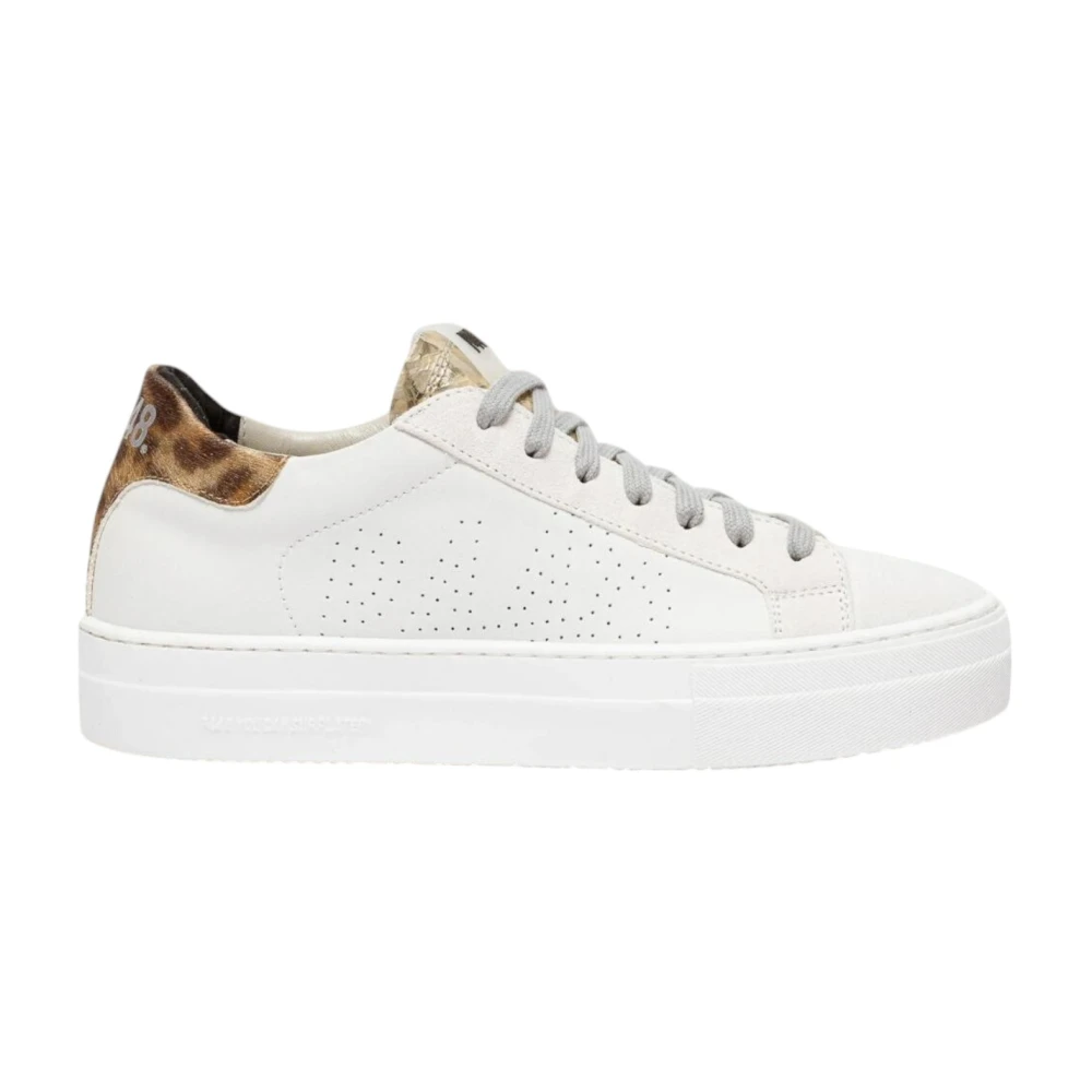 P448 Polyester Sneaker Lichtgewicht Ademend Sportief Stijl White Dames