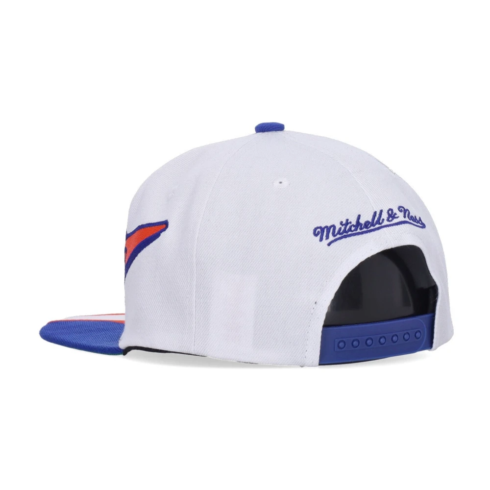 Mitchell & Ness NBA Fast Times Snapback Cap Wit White Heren