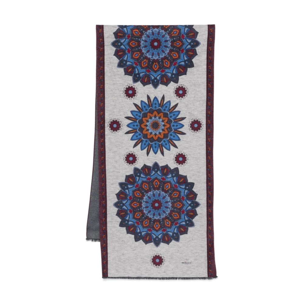 Kiton Stijlvolle Sjaals Collectie Multicolor Heren