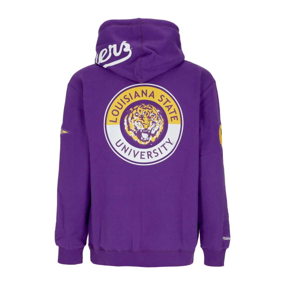 Mitchell & Ness LSU Tigers Hometown Fleece Hoodie Purple Heren