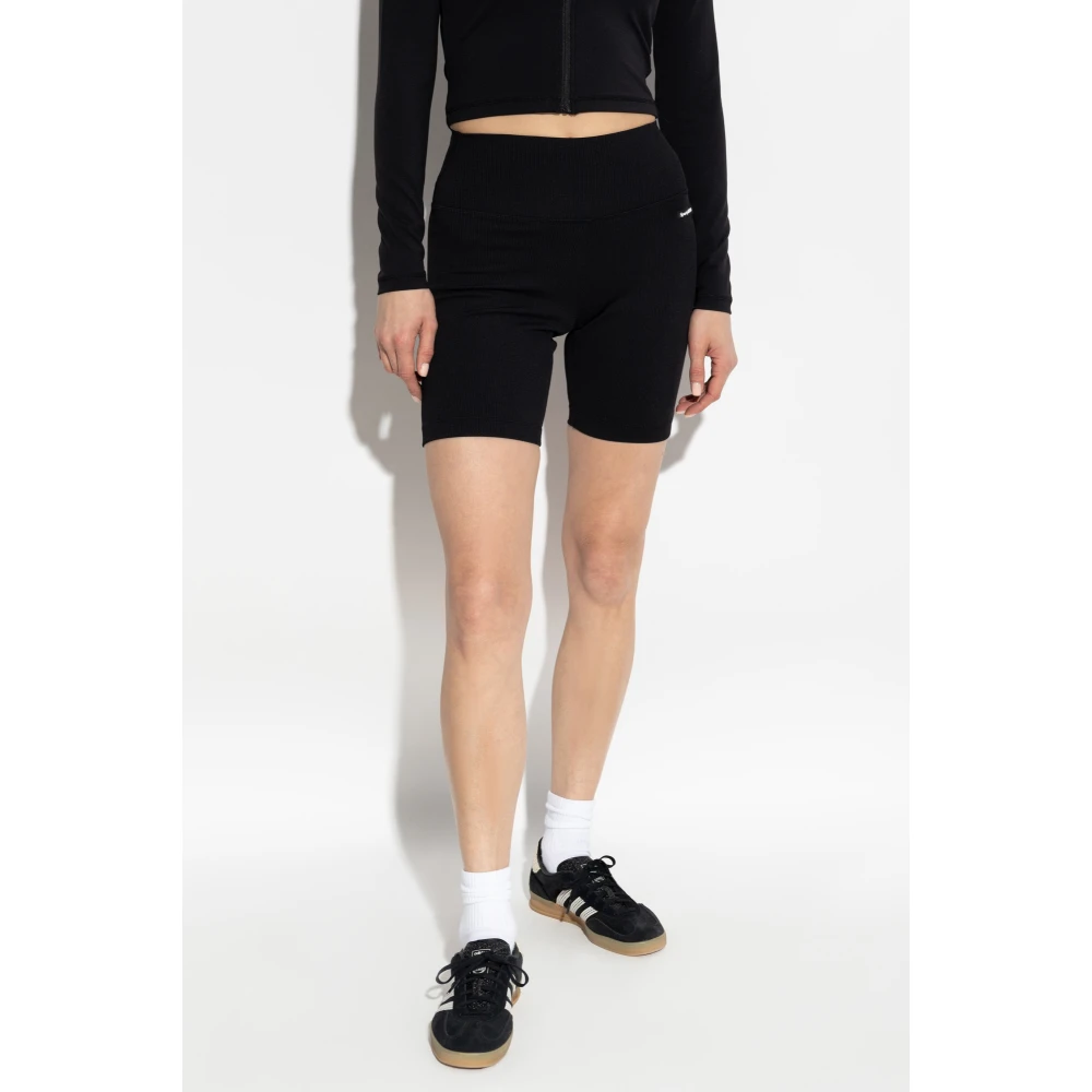 Sporty & Rich Logo Shorts Black Dames