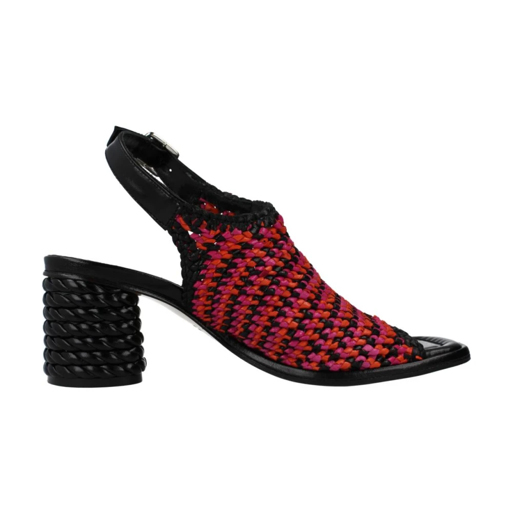 Pons Quintana High Heel Sandals Red Dames