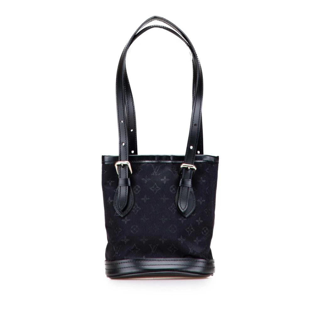 Louis Vuitton Vintage Women's Black Pre-Owned Structured Tote Bag