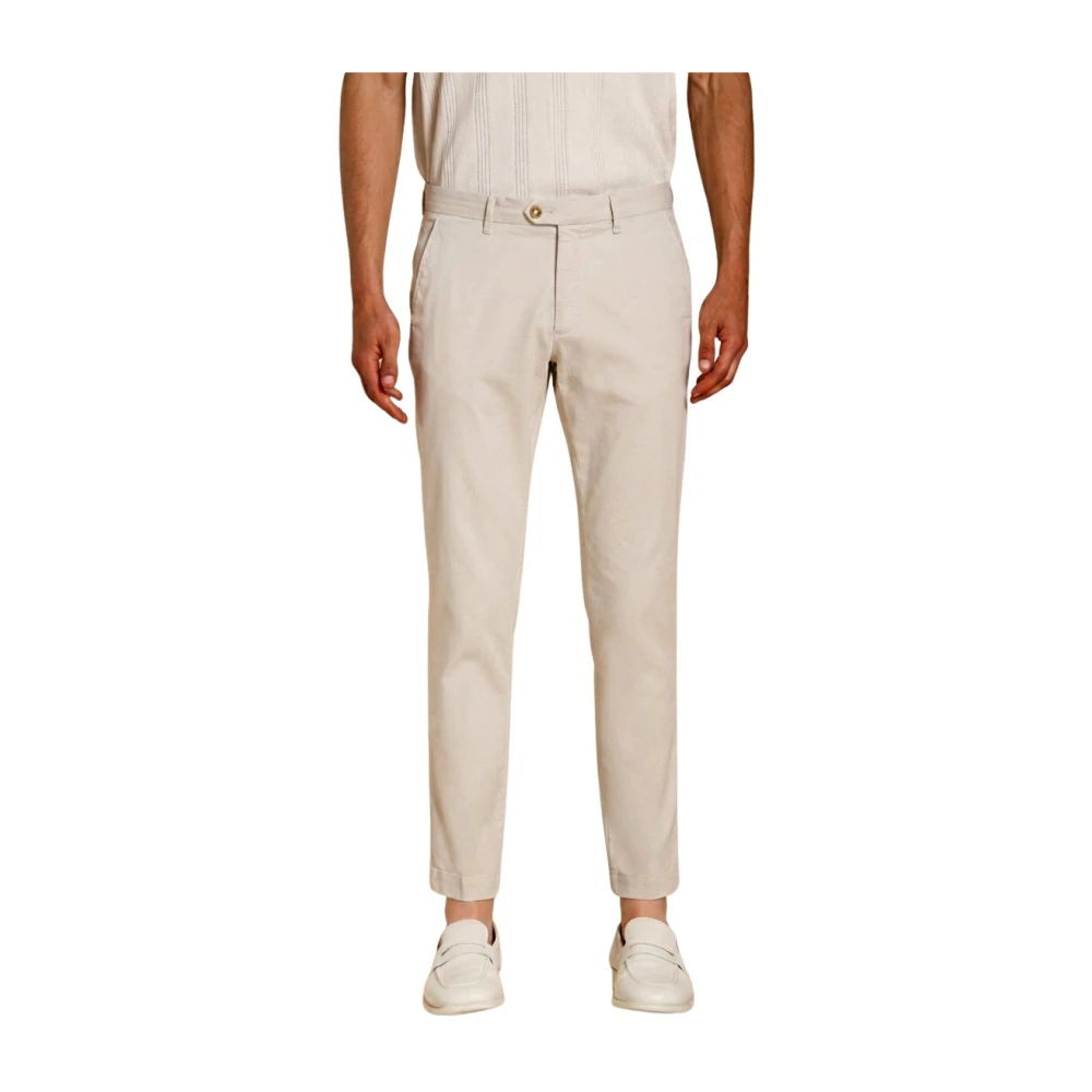 Mason's Herr Beige Byxor 4XL, Bomull, Torino City Chino Pants