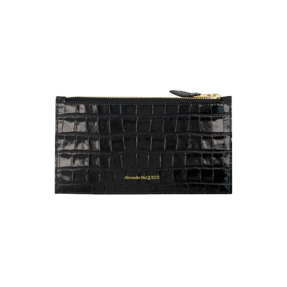 Alexander mcqueen Leather wallets Black Dames