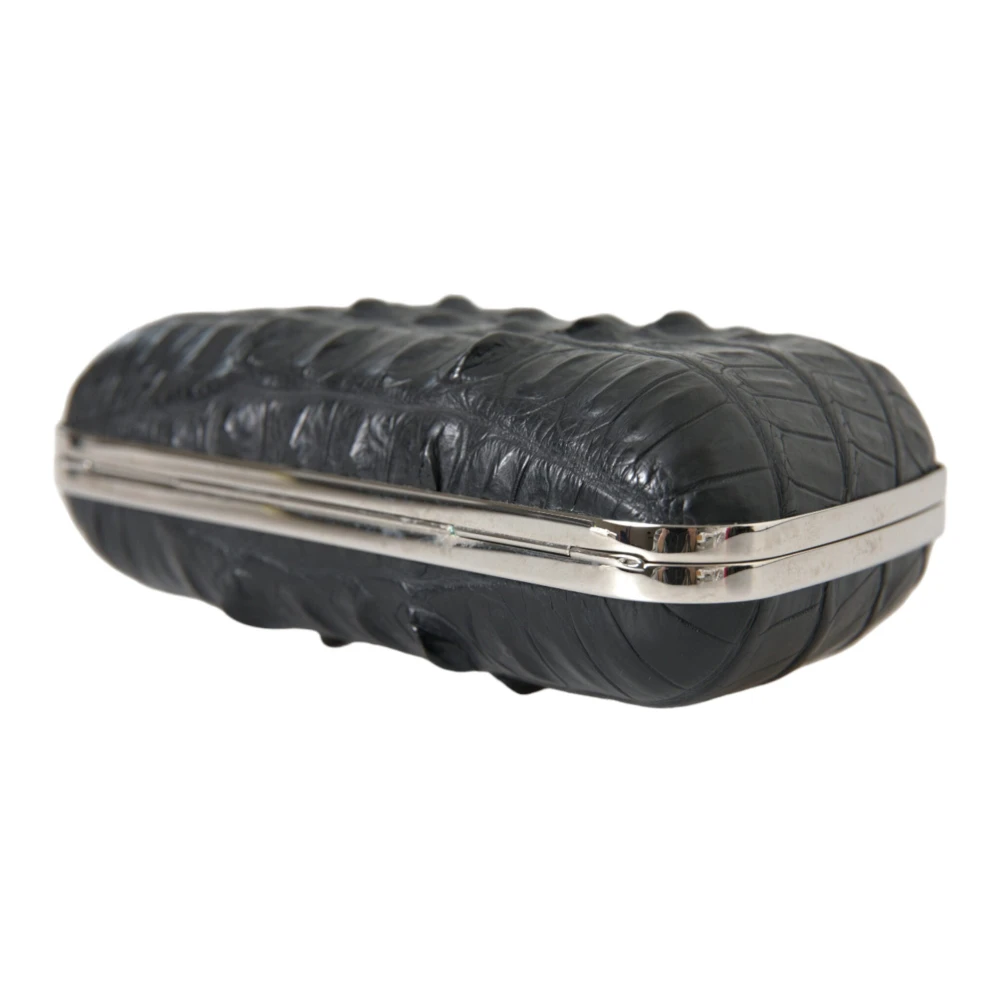 Balenciaga Elegante Krokodillenleren Avond Clutch Black Dames