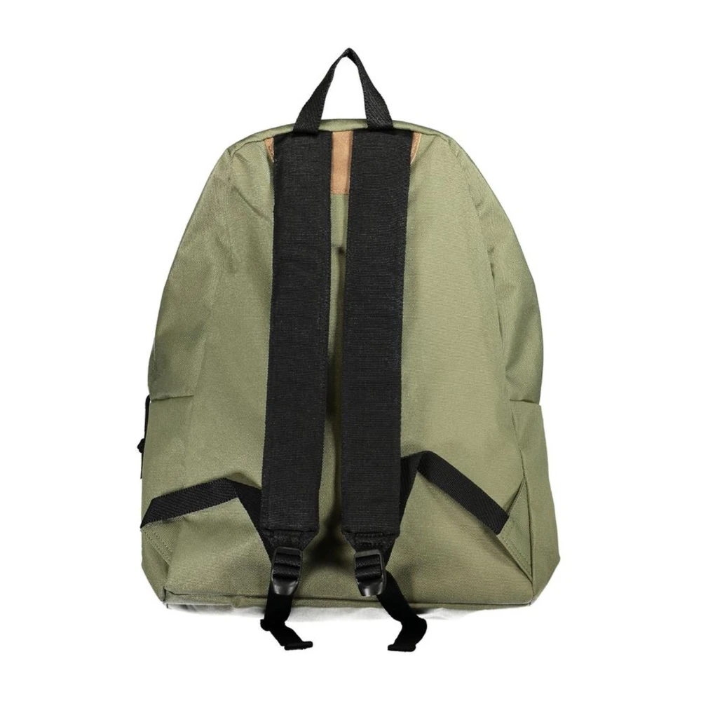 Napapijri Groene Katoenen Rugzak met Logo Green Heren