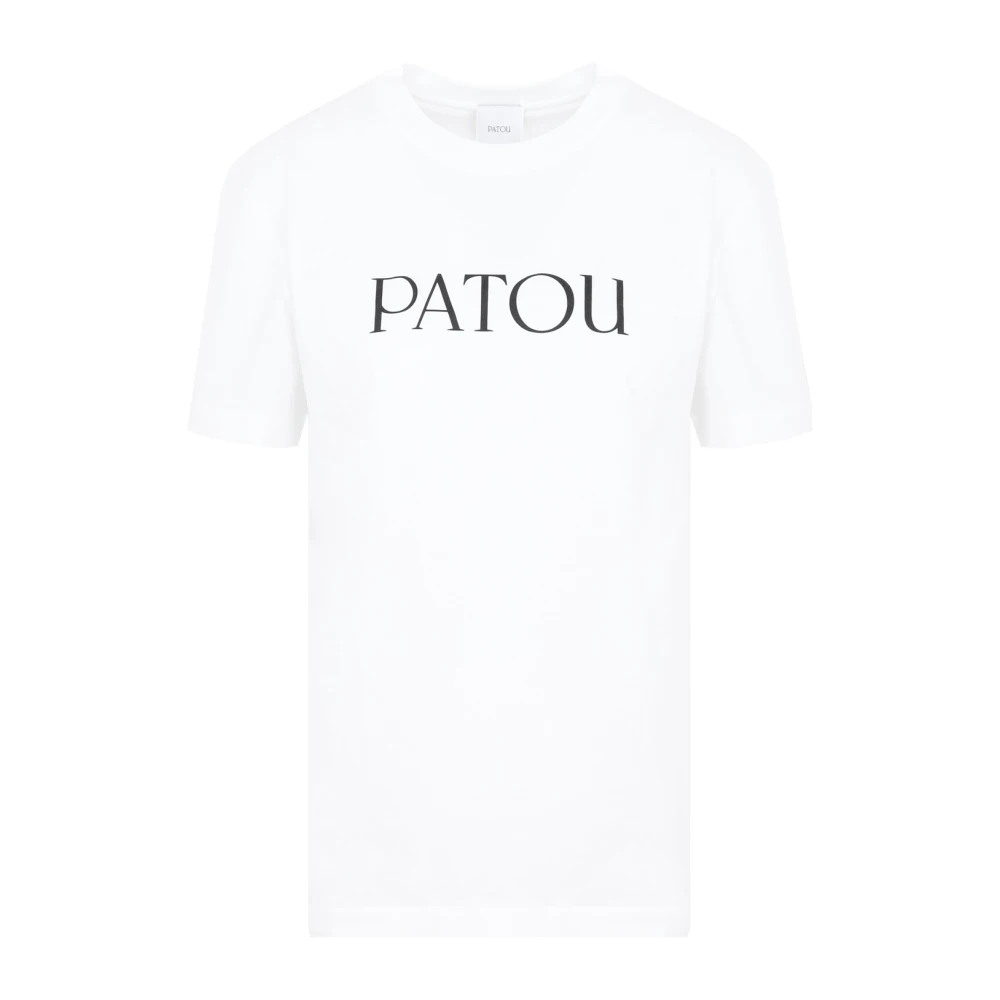 Patou Women's White Cotton Iconic T-Shirt