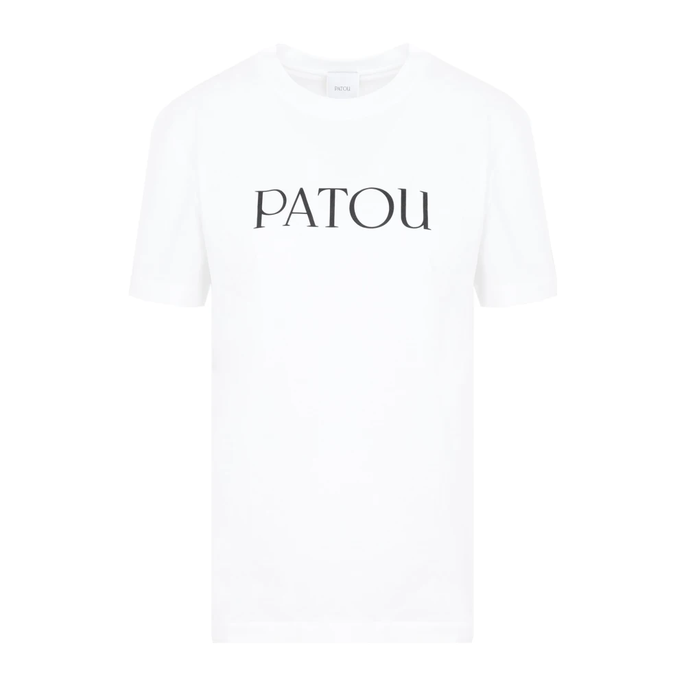 Patou Wit Katoenen Iconic T-Shirt White Dames