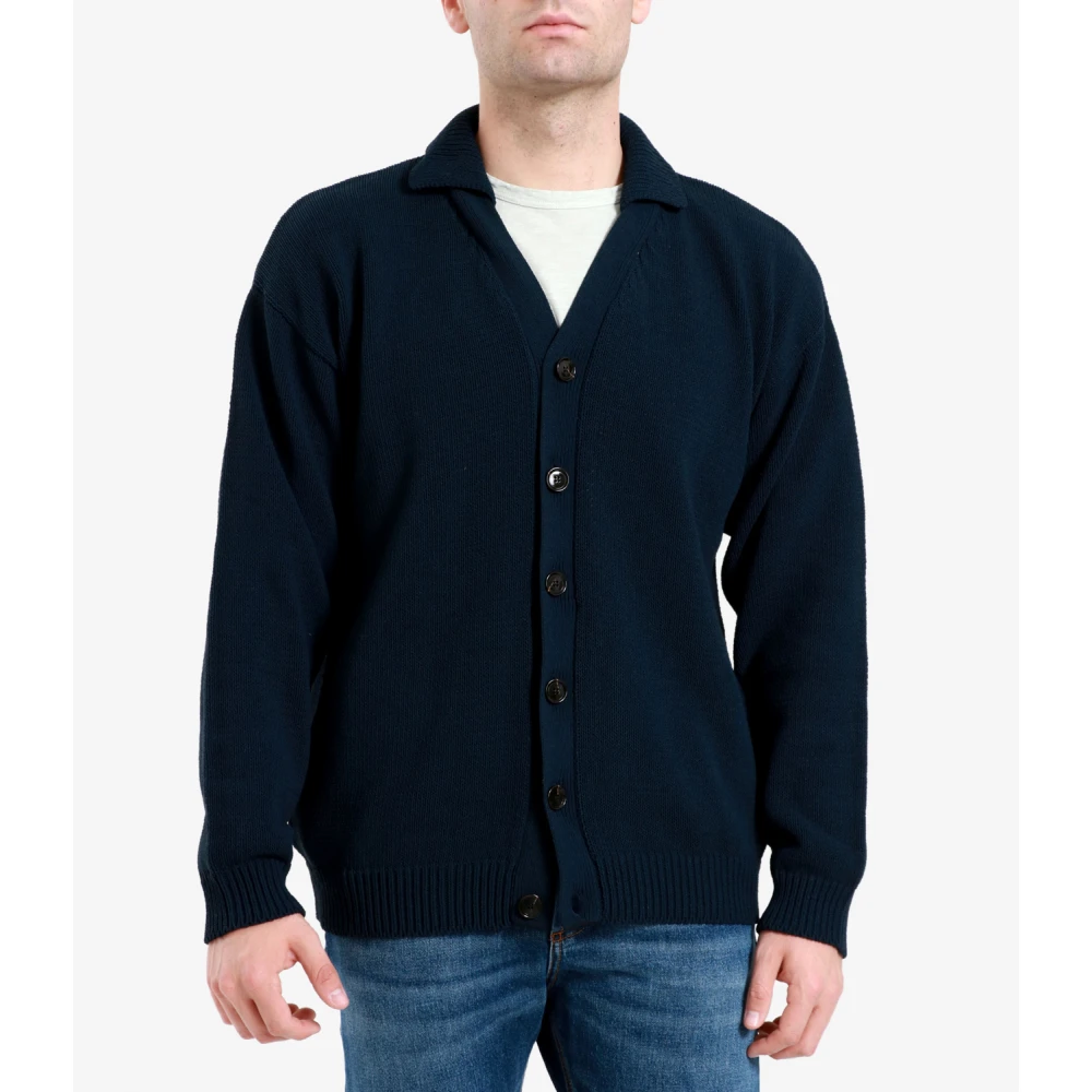 Mauro Grifoni Cardigans Blue Heren