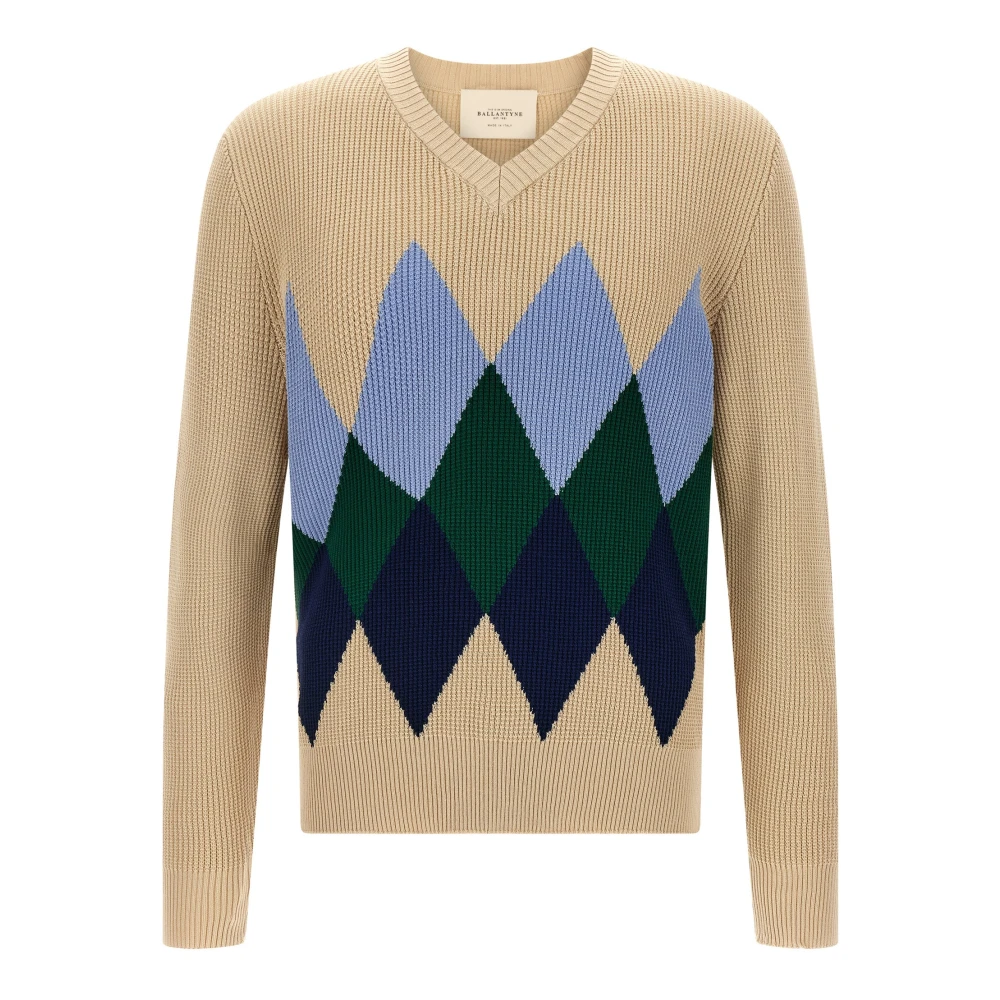 Ballantyne Herren Beige Strickwaren, Lgröße: