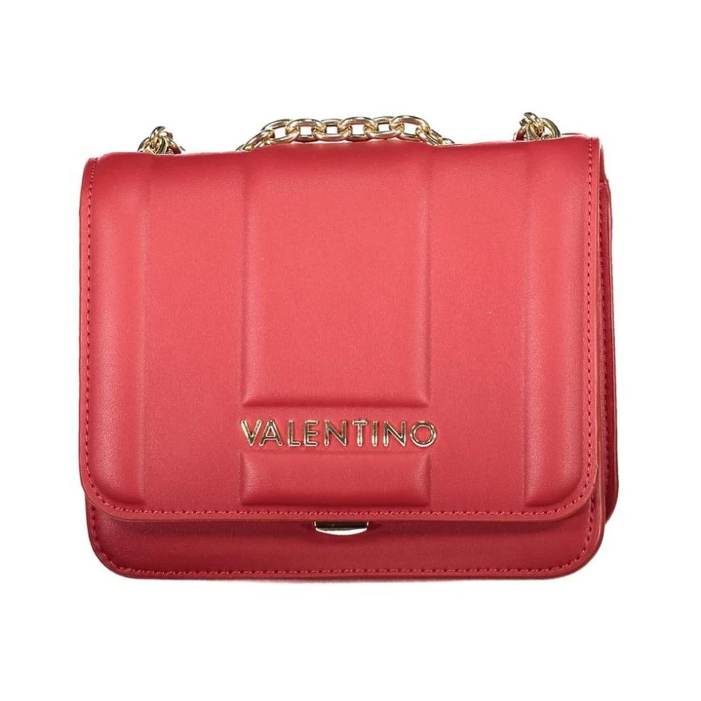 Valentino Women's Red Shoulder Bags, One Size, Quilted Chain Bag