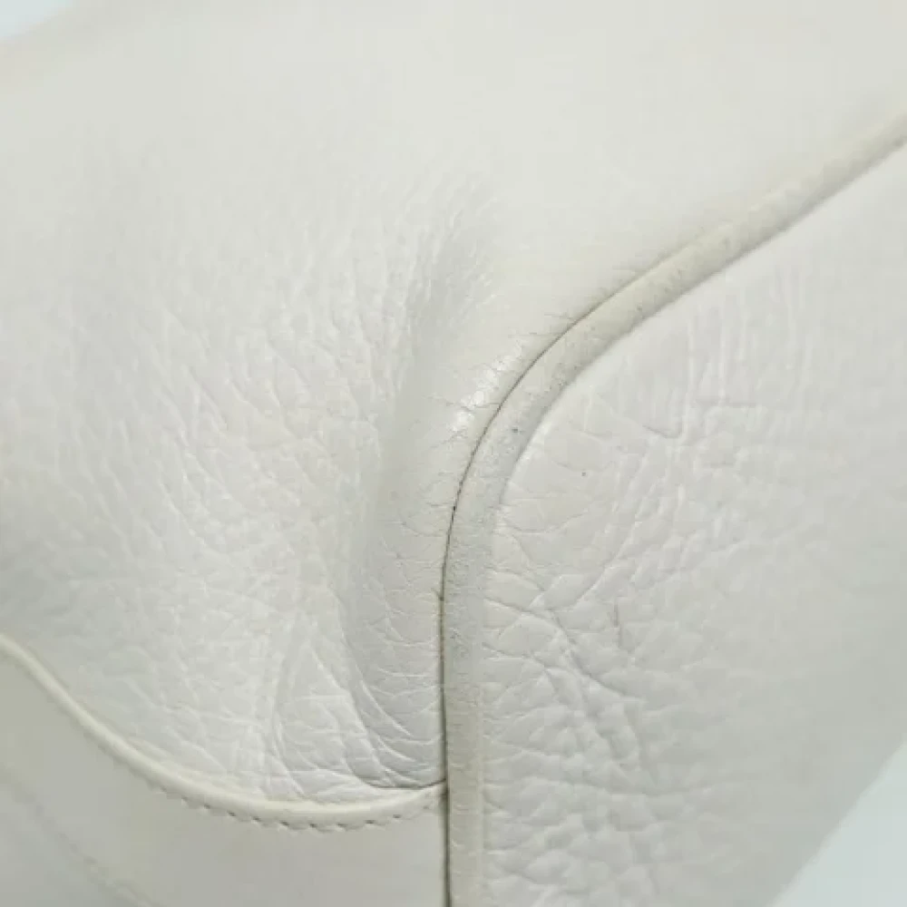 Bottega Veneta Vintage Pre-owned Leather shoulder-bags White Dames