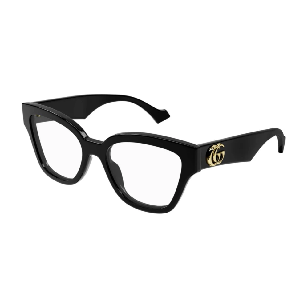 Gucci Unisex Black Glasses, 50 Mm, Round Optical Frame