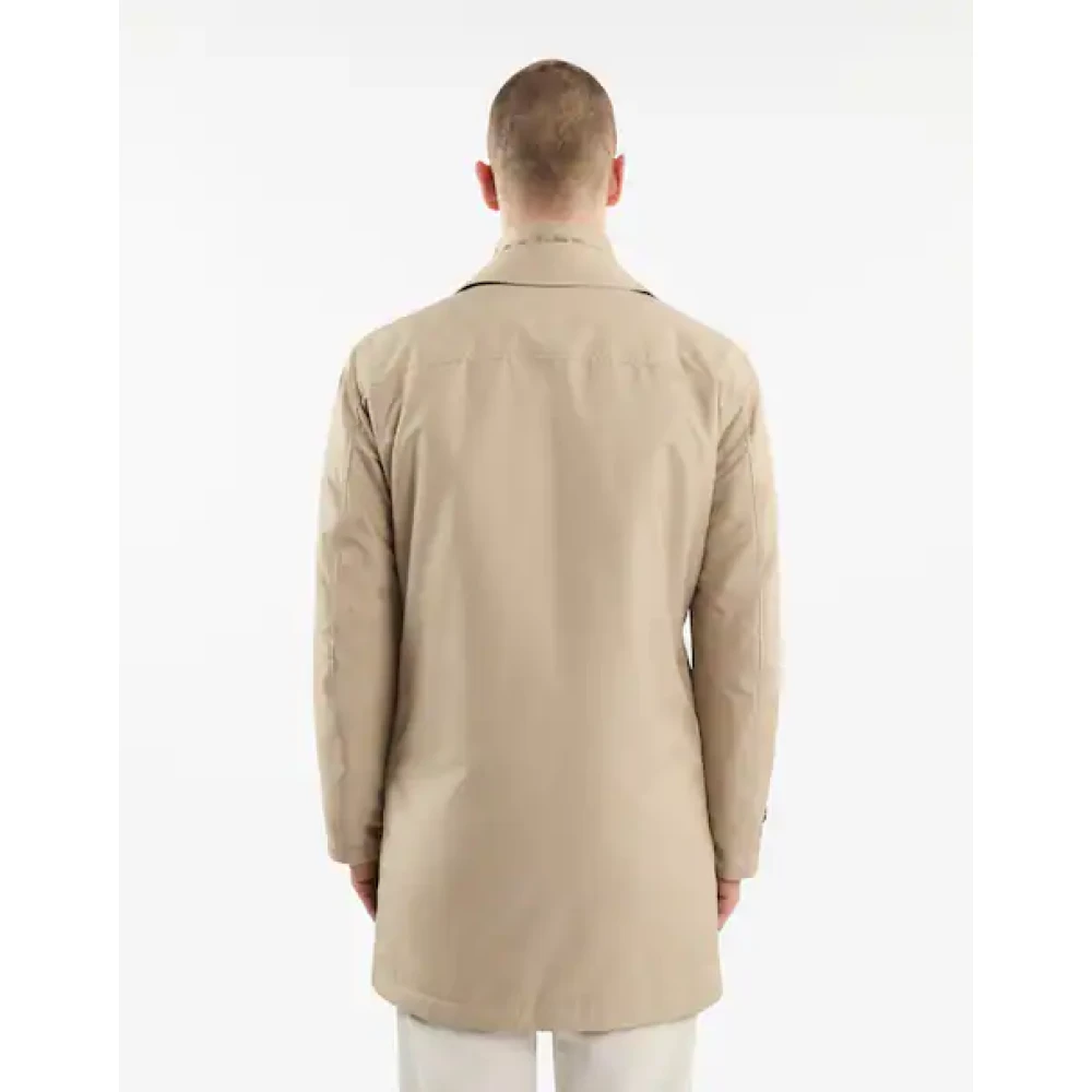 Fay Beige Winterjas Beige Heren