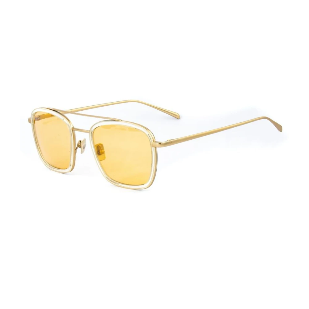 Belstaff Unisex Yellow Ryder Clear Sunglasses