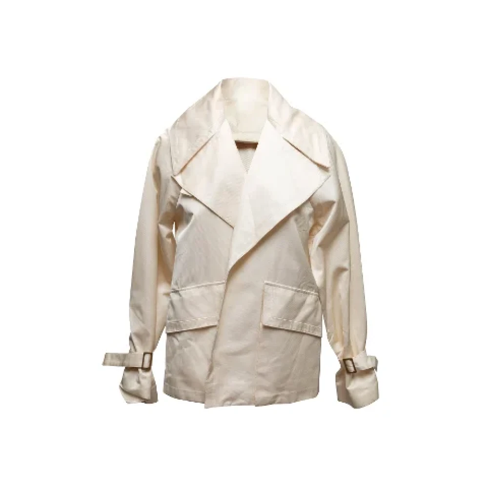 Gucci Vintage Pre-owned Fabric outerwear White Dames